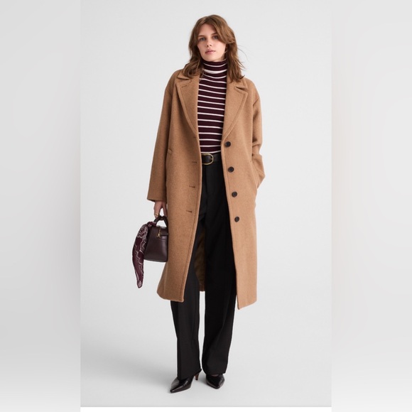 Madewell Alonzo Coat - Camel - Size XS - Picture 2 of 7